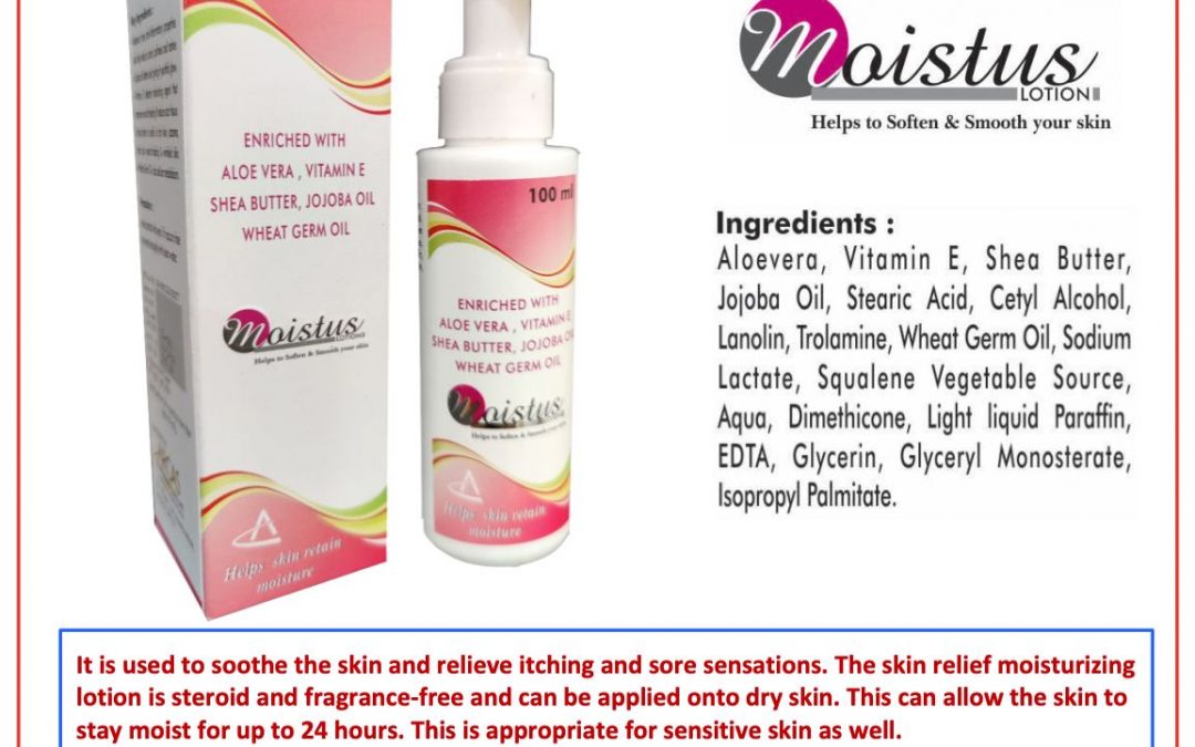 Moistus
(Lotion)
Pump Bottle :: 100ml Pump Bottle with Carton